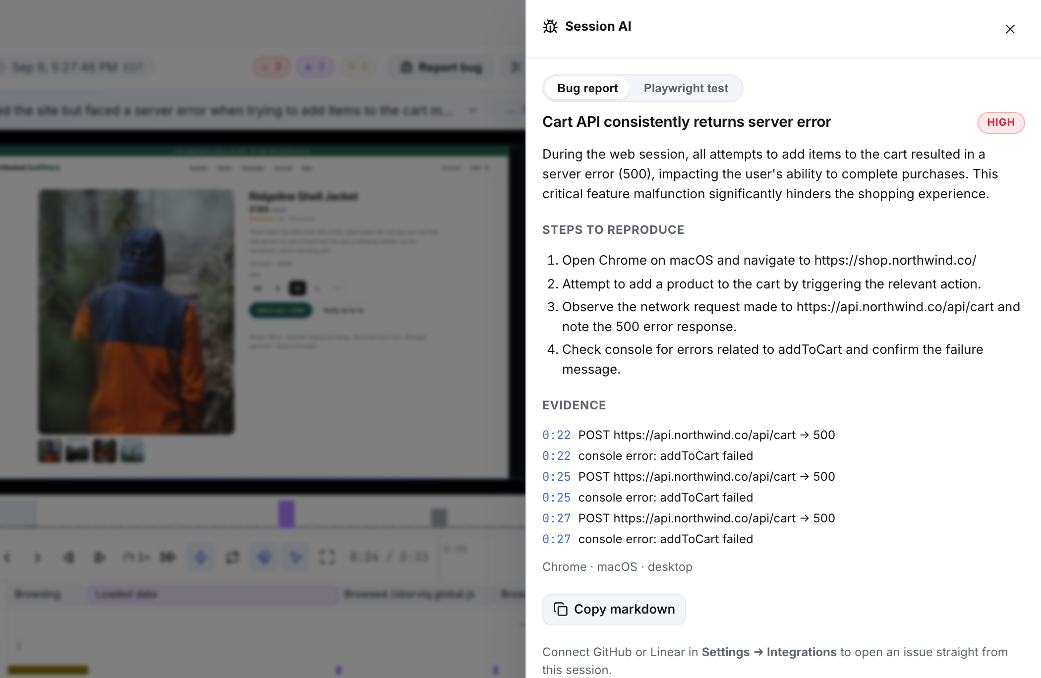 Session Replay — The bug report writes itself