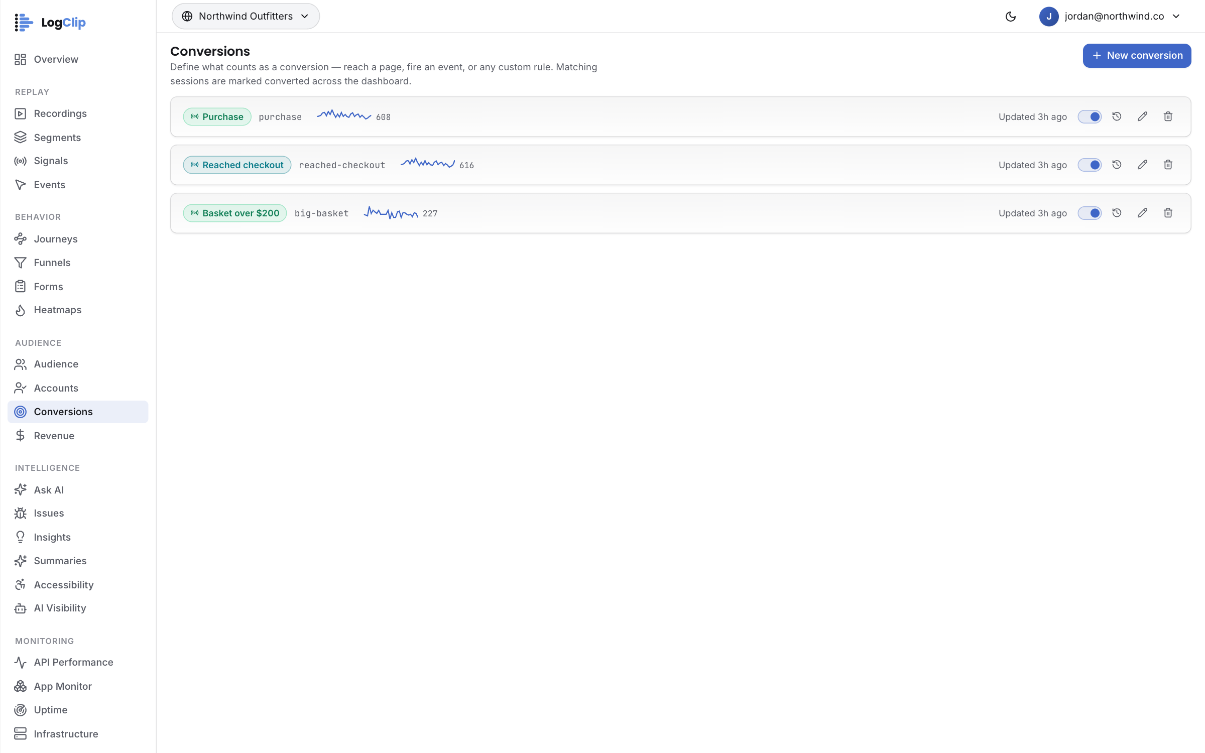 Events — Promote an event to a win